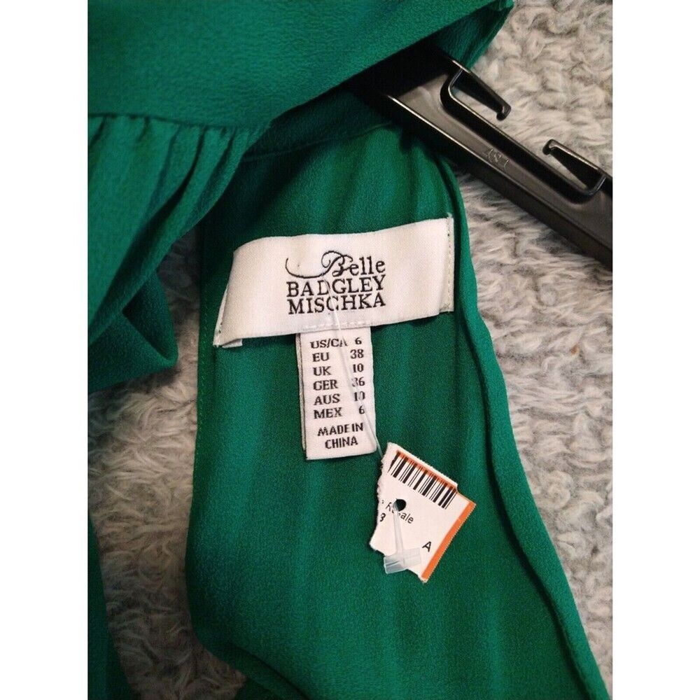 Badgley Mischka Green Maxi Dress - Picture 6 of 7